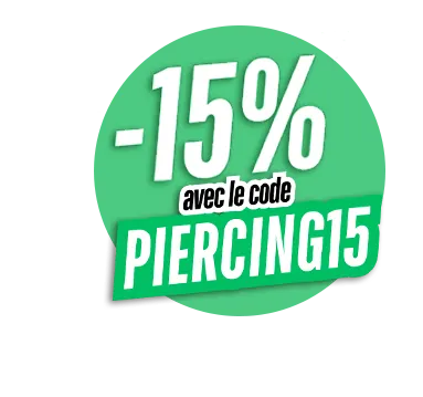Accessoire interne Titane pvd gold 0.9 mm clé de coeur | iTC