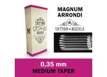 Round Magnum (RM) Nadeln steril 0,35 mm - Medium Taper | Tattoo Needle