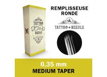 Round Shader (RS) Nadeln steril 0,35 mm - Medium Taper | Tattoo Needle