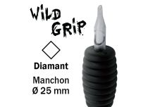 Sterile Tube Diamantdüse - Gummigriff 25 mm | Wild Grip