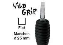 Sterile Tube Flachdüse - Gummigriff 25 mm | Wild Grip