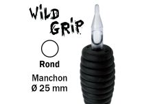 Steriler Schlauch Runddüse - Gummigriff 25 mm | Wild Grip
