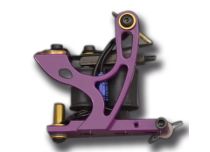 Spulen Tattoo Maschine Füller Rahmen Alu Epoxy Violett | Martini Hurr
