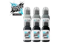 Limitless Shades of Grey Tattoo Mixer Set - Warm Grey Pastel S | Wo