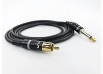 Clip Cord VMOTHS Jack 6,35 / RCA gerade Länge 2m Schwarz
