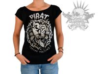 T-Shirt DEVIL design by L.Sokolowski Modell Frau | Pirat