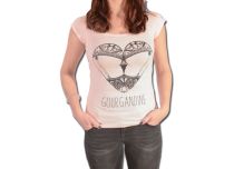 Damen T-Shirt LAST WHISPER Motiv La Gourgandine Rosa