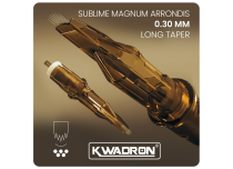 Sublime Magnum Tattoo Patrone Abgerundet (RM) - Ø 0,30 mm - Long Taper | Kwa
