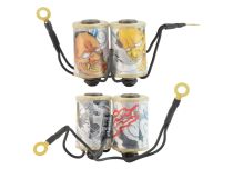 Geladene Spulen mit Kondensator Muster Maske Hannya | Sunskin