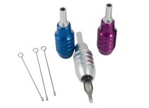  Aluminiumhülse Ø 25mm verstellbar für Patronen + 3 Führungen