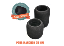 Box mit schwarzen Schaumstoffüberzügen Außen-Ø 45 mm für Grip 25 mm | Grip Cover