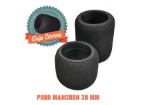 Box mit schwarzen Schaumstoffüberzügen Außen-Ø 45 mm für Grip 30 mm | Grip Cover