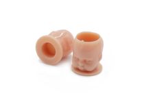 Kappen aus Kunststoff Ø 13 mm x 19 mm Motiv Babykopf 200 Stk.