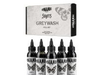 Encre de Tatouage Dynamic INK - Stérile - 5x120ml - Set Sayers Greywash