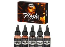 Encre de Tatouage Dynamic INK - St&eacute;rile - 5x30ml - Set Flesh