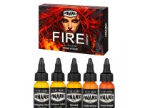 Encre de Tatouage Dynamic INK - St&eacute;rile - 5x30ml - Set Fire