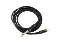 Clip Cord VMOTHS Jack 6,35 / RCA gerade Länge 2m Schwarz
