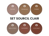 Pigments pour Maquillage Permanent PUREBEAU stériles 10ml - Set Sourcil Clair -
