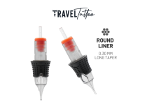 Tattoo Patrone Plotter (RL) - Ø 0,30 mm - Long Taper | Travel tattoo
