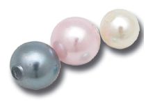 5er-Set Acrylkugeln mit Perlenimitat  iTC