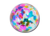 5er-Set Acrylglaskugeln Weiß mit Flecken |  ITC
