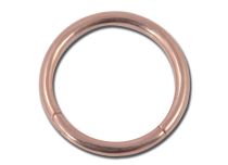 Ring Stahl vergoldet Rose Scharnier |  ITC