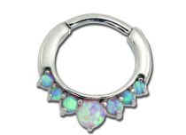 Ring Stahl Scharnier Opal Synthetik |  ITC