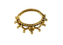Ring Goldstahl Septumscharnier Kugelkrone |  ITC