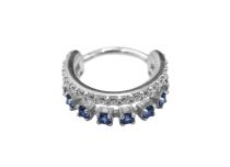 Ring Scharnier cocr 1.2X10 Doppelkreis Multi Strass