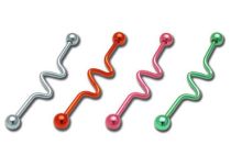 Barbell Industrieller Stahl mit Kugeln 5 mm U-Muster Farbig 20 mm |  ITC