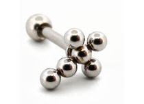 Labret Stahl Kugeln in Kreuzform  iTC