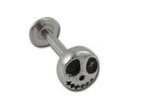 Labret Stahl Motiv Totengesicht |  ITC
