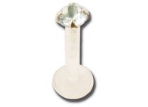 Labret BioFlex 1.2 x 8 mm Kristall-Endstück Farbig |  ITC
