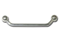 Barbell Titanoberfläche Winkel 45° mit Kugeln  iTC