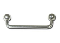 Barbell Oberfläche Titan Winkel 90° mit Kugeln |  ITC