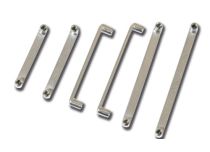 Barbell Oberfläche Titan intern flach Winkel 90° zurück 2 mm |  ITC