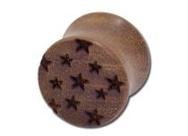 Plug Teak Doppelte geschulterte Sterne |  ITC