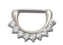 Stahlbeton-Juwel Strass-Klicker Weiß |  ITC