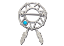 Teton-Juwel Stahl Clickers Dream Catcher |  ITC