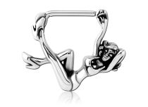Stahl Teton Schmuck Clickers Motiv Frau |  ITC