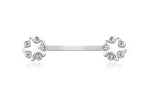BioFlex Nippel-Schmuck mit Sternchen und Strass  iTC