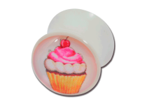Plug Acrylic Shouldered Pattern Cup Cake |  ITC