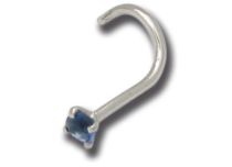 Stud Nose Titanium 0,8 mm Crystal Griffé Coloré 1,5 mm |  ITC