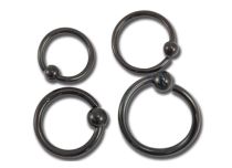 Stahlring Schwarz Twist |  ITC