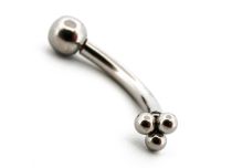 Micro Banane 1.2 x 8 mm Stahl Trinity Ball |  ITC