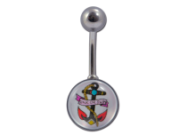 Bananenkugeln Stahl 6 / 12 mm Motiv Anker |  ITC