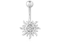 Banane Stahl Motiv Sonne mit Strass |  ITC