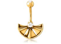 Goldene Triangel-Banane mit Zentralkristall |  ITC