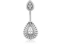 Banane Chirurgenstahl oval Doppel-Tropfen Mono Strass |  ITC