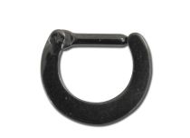 Septumring Stahl Schwarz Scharnier |  ITC